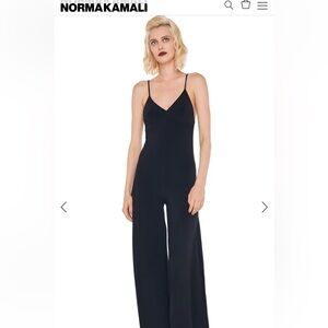Norma Kamali Sleek Black Jumpsuit